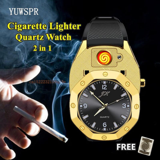 Mens Cigarette Lighter Watch
